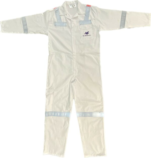 Boiler Suite White - Flame retardant